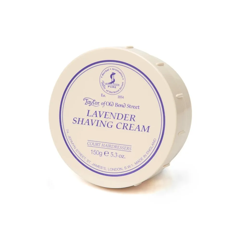 Taylor of Old Bond Street Lavender Shaving Cream Bowl- Shaving Soaps & Cream