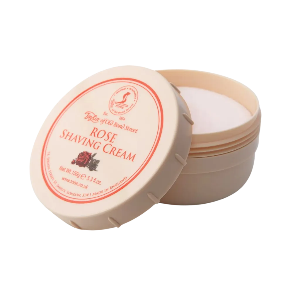 Taylor of Old Bond Street Rose Shaving Cream Bowl- Shaving Soaps & Cream