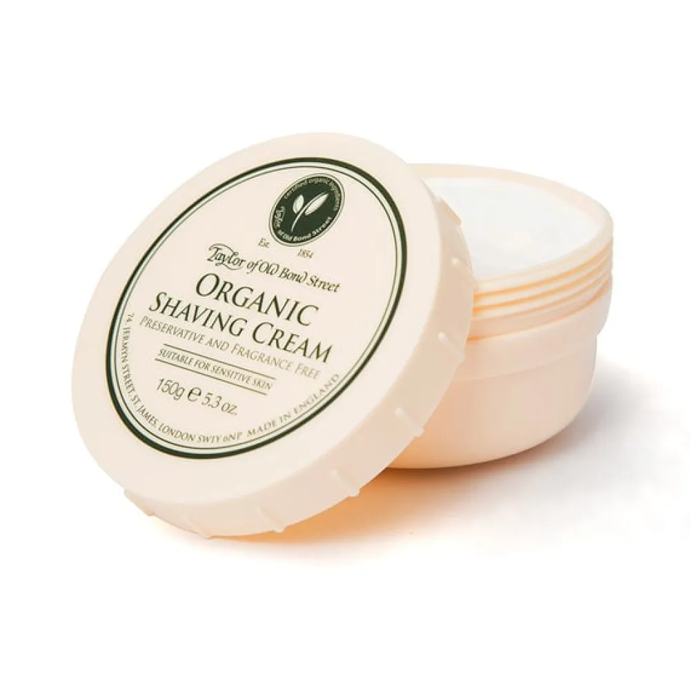 Taylor of Old Bond Street Organic Shaving Cream- Shaving Soaps & Cream