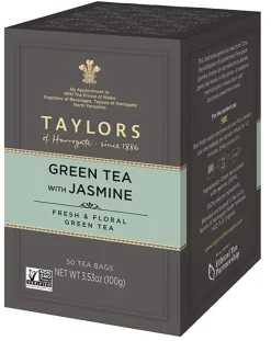 Taylors of Harrogate Taylors Green Tea with Jasmine 50s- Taylors Of Harrogate
