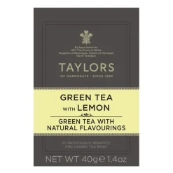 Taylors of Harrogate Taylors Green Tea with Lemon 20s- Taylors Of Harrogate