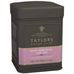Taylors of Harrogate Taylors China Rose Petal Loose Leaf Caddy- Taylors Of Harrogate