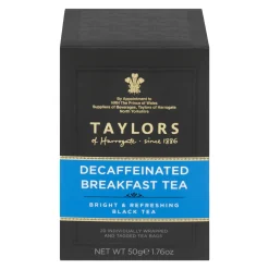 Taylors of Harrogate Taylors Decaf Breakfast Tea 20s- Taylors Of Harrogate
