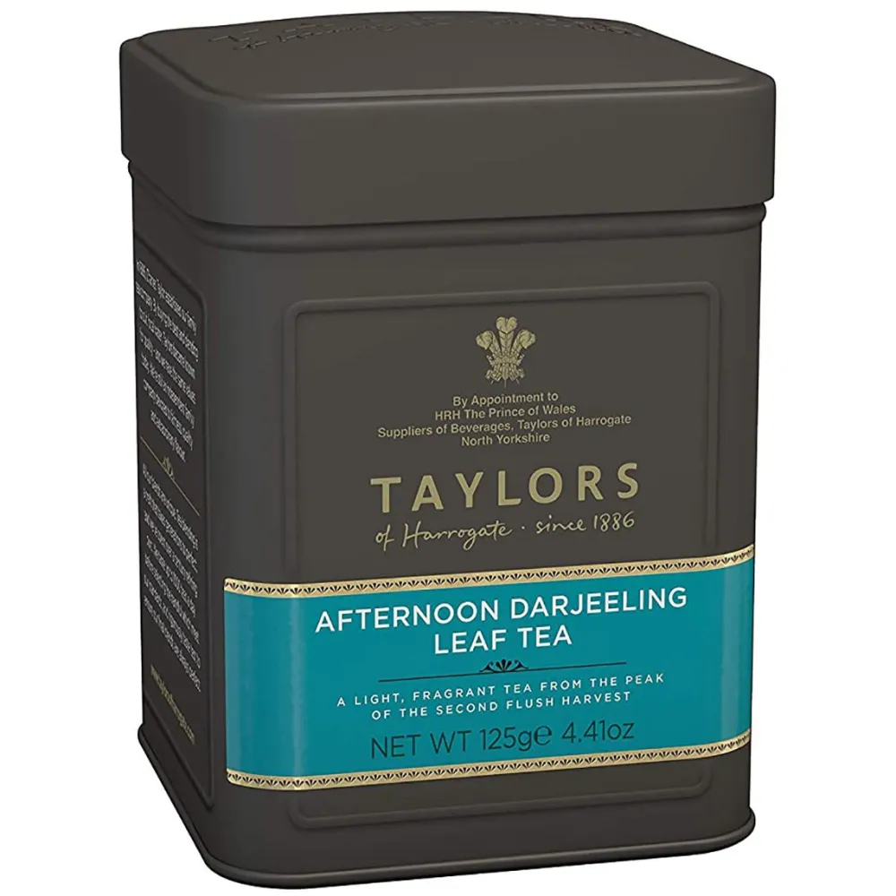 Taylors of Harrogate Taylors Afternoon Darjeeling Loose Leaf Caddy- Taylors Of Harrogate