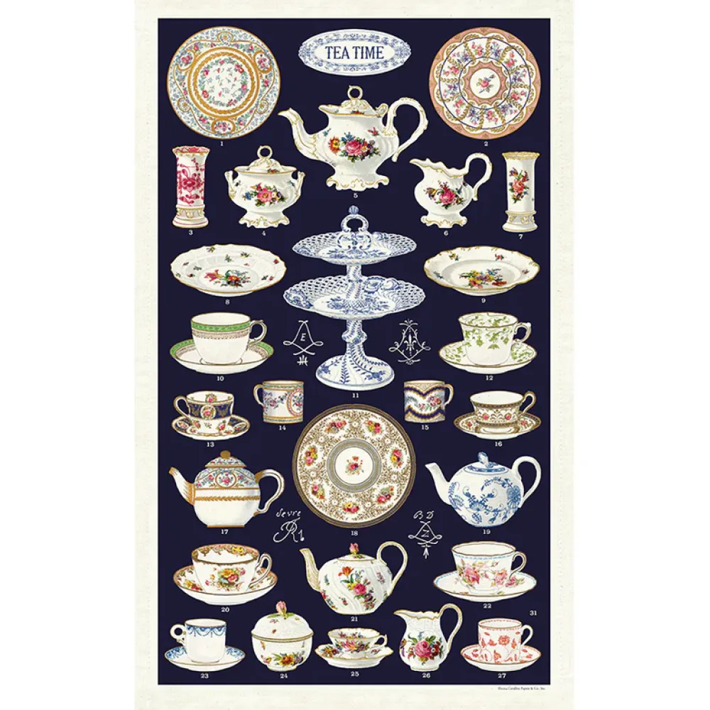 Tea Time Tea Towel- Tea Towels