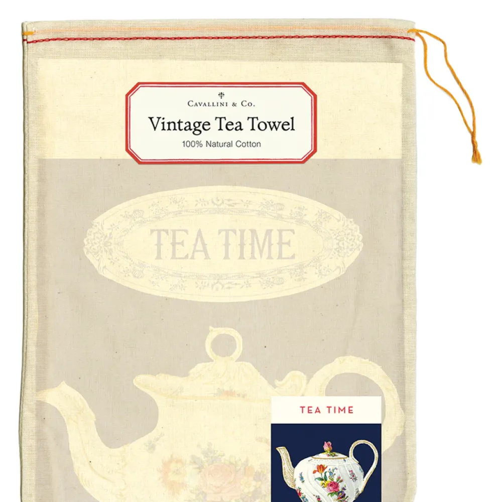 Tea Time Tea Towel- Tea Towels