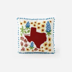 Texas in Bloom Pillow- Throws & Pillows