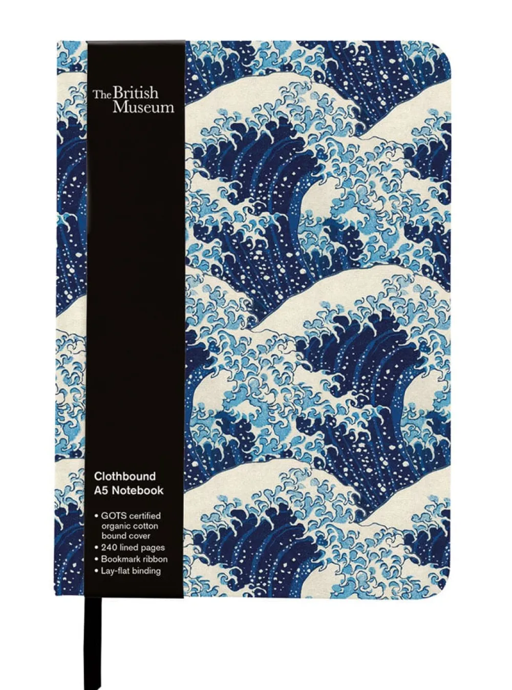 The British Museum Hokusai's Great Wave Clothbound A5 Journal- Journals & Other Stationery