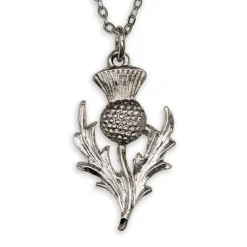 Thistle Pendant Necklace- Necklaces & Pendants|Pewter Gifts & Jewelry