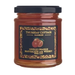 Thursday Cottage Orange & Whiskey Fine Cut Marmalade 210g- Jams & Marmalade