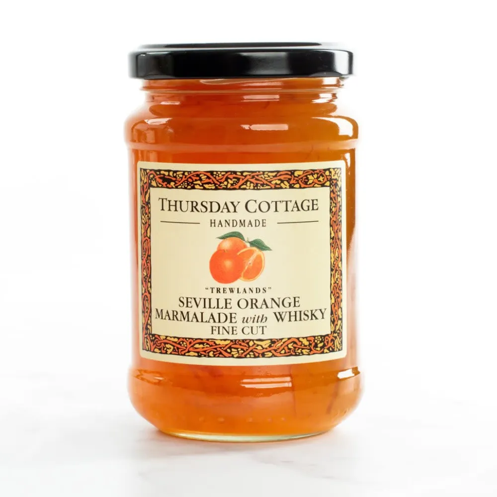 Thursday Cottage Seville Orange Fine Cut with Whiskey Marmalade- Jams & Marmalade