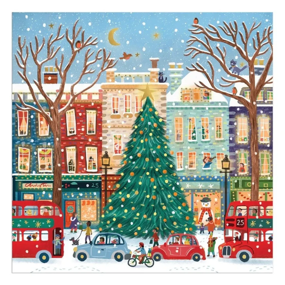 Tinsel City 500-Piece Puzzle- Games & Puzzles