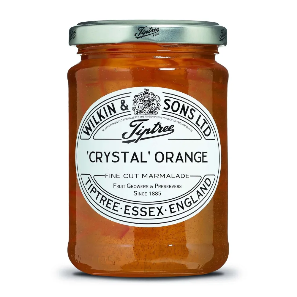 Tiptree 'Crystal' Orange Fine Cut Marmalade 454g Jar- Jams & Marmalade