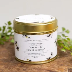 Toasted Crumpet Amber & Sweet Honey Candle- Home Fragrance