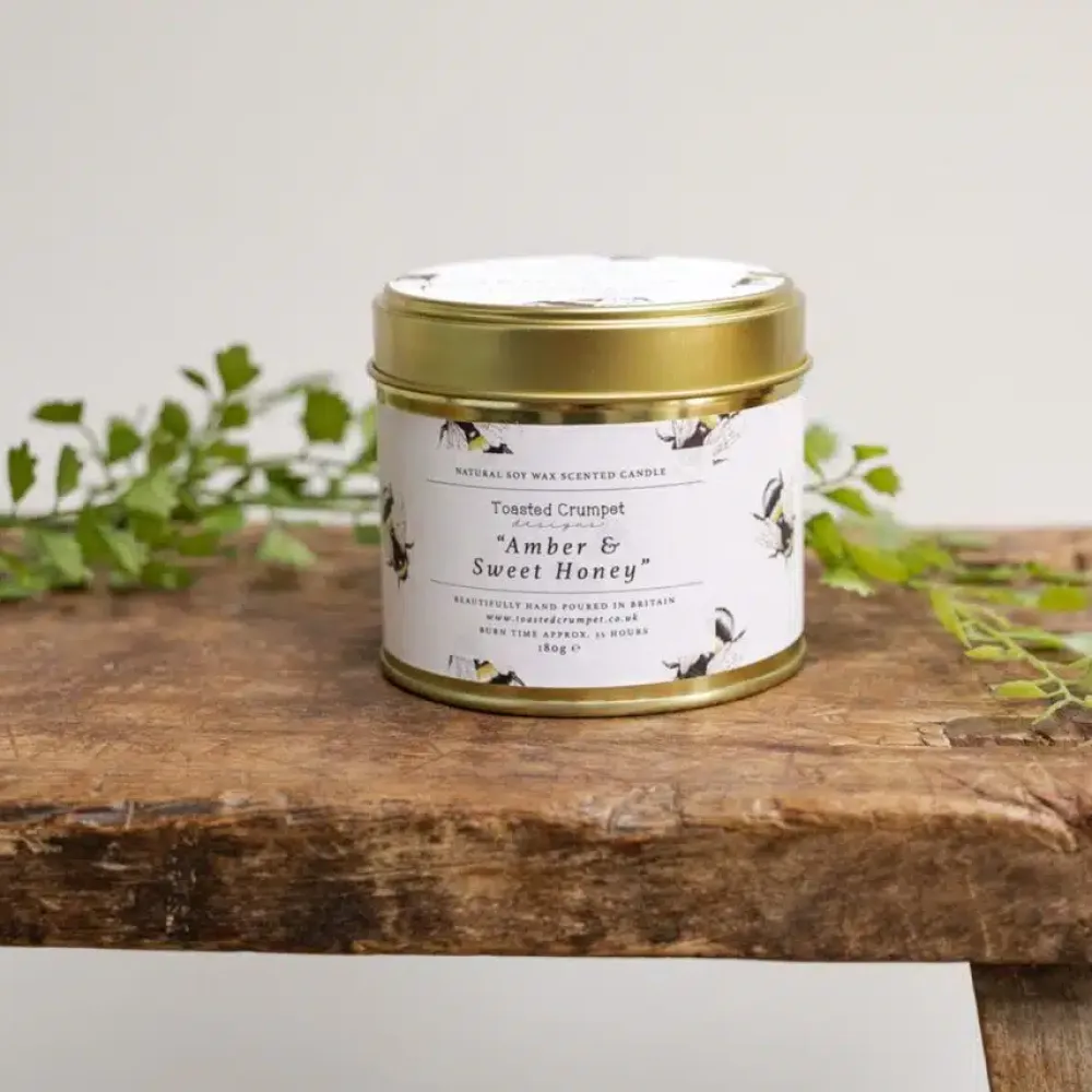 Toasted Crumpet Amber & Sweet Honey Candle- Home Fragrance