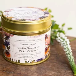 Toasted Crumpet Elderflower & Pear Candle- Home Fragrance