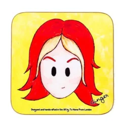 To Home From London Ginger Spice Coaster- Cultural Icons