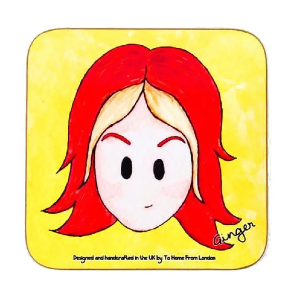 To Home From London Ginger Spice Coaster- Cultural Icons
