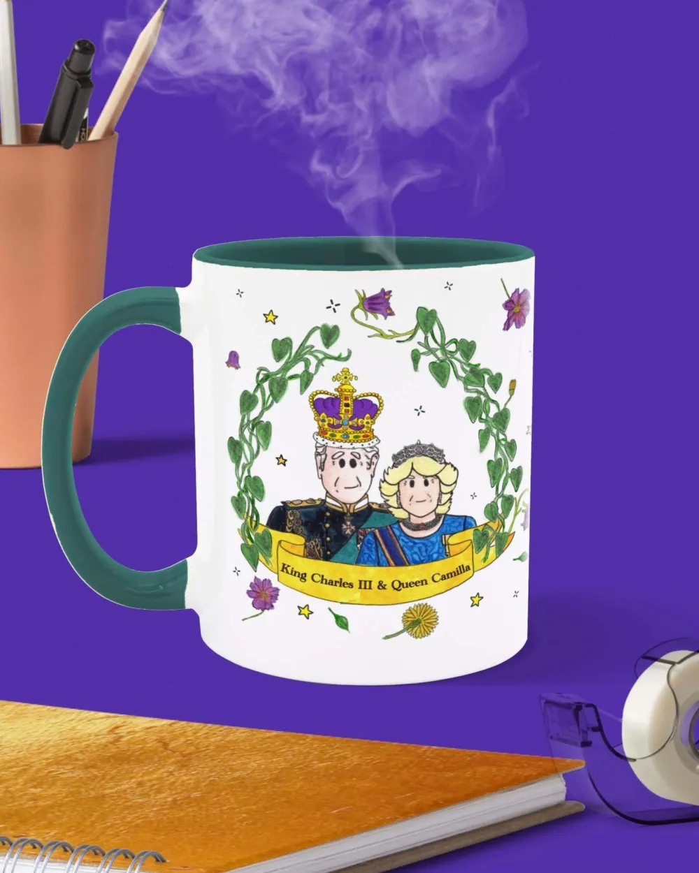 To Home From London King Charles III & Queen Camilla Coronation Mug- Souvenirs|Cultural Icons