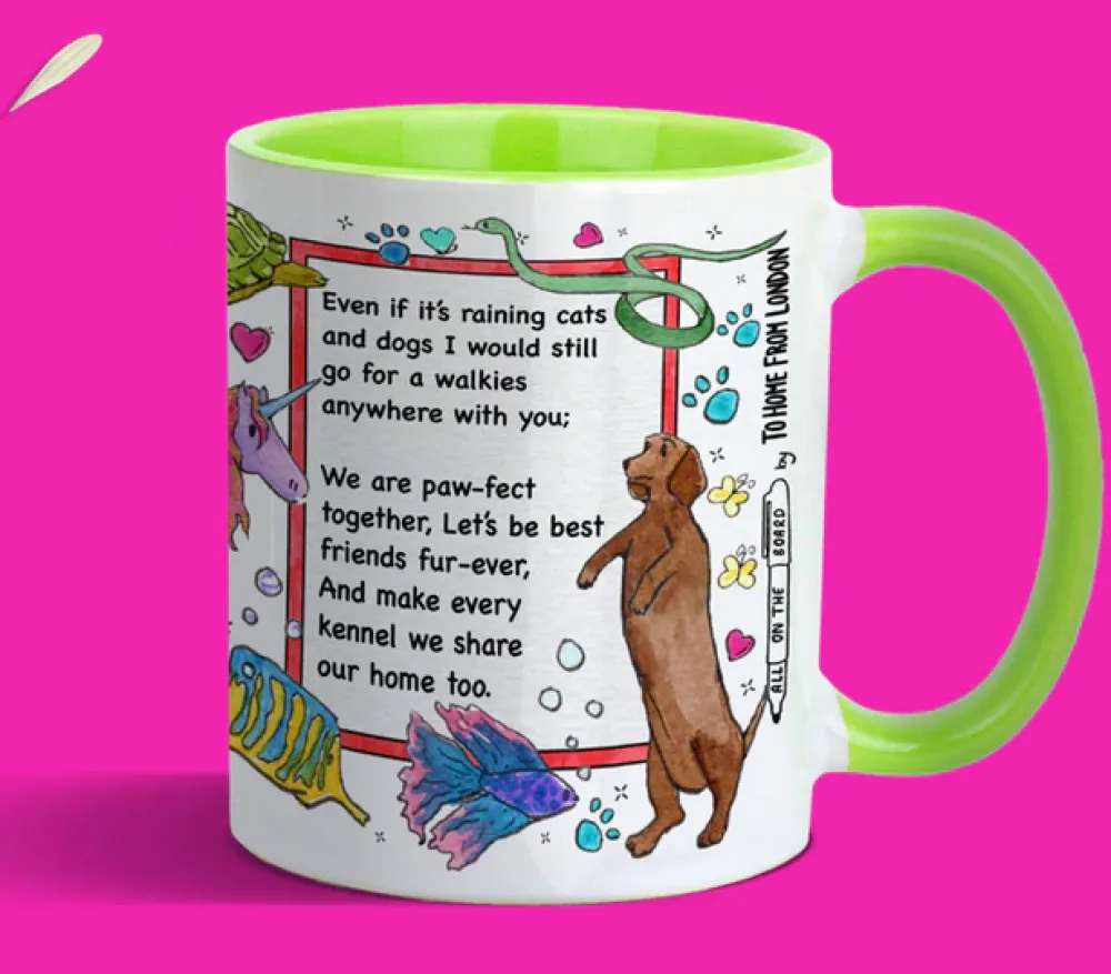 To Home From London Pet Love Mug- Assorted Mugs