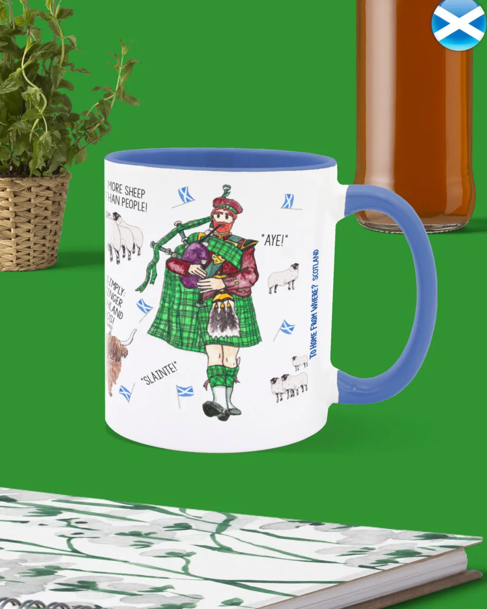 To Home From London Scotland Icons Mug- Souvenirs|Assorted Mugs
