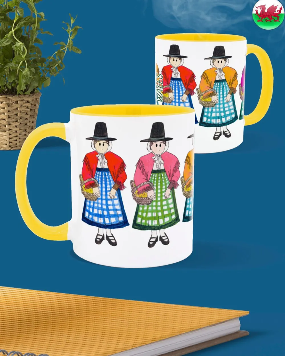 To Home From London Welsh Ladies Mug- Souvenirs|Assorted Mugs
