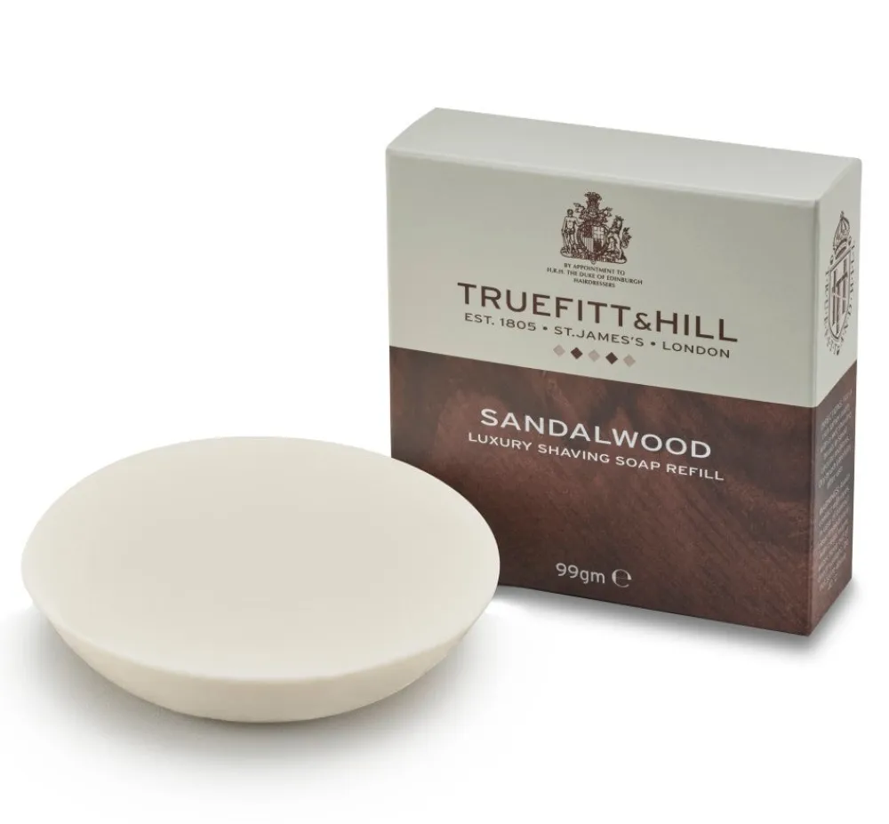 Truefitt & Hill Sandalwood Luxury Shaving Soap Refill- Shaving Soaps & Cream