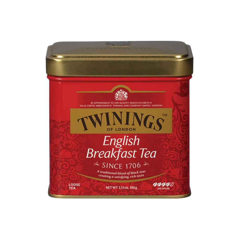 Twinings English Breakfast Loose Tin 100g- Twinings