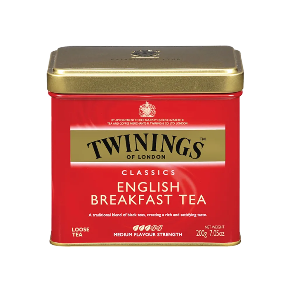 Twinings English Breakfast Loose Tin 200g- Twinings