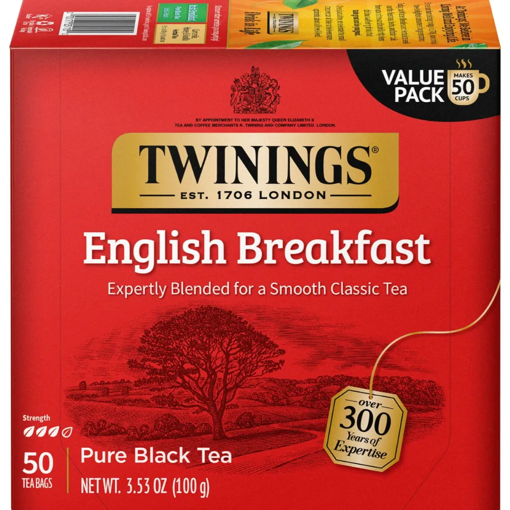 Twinings English Breakfast Tea 50s- Twinings