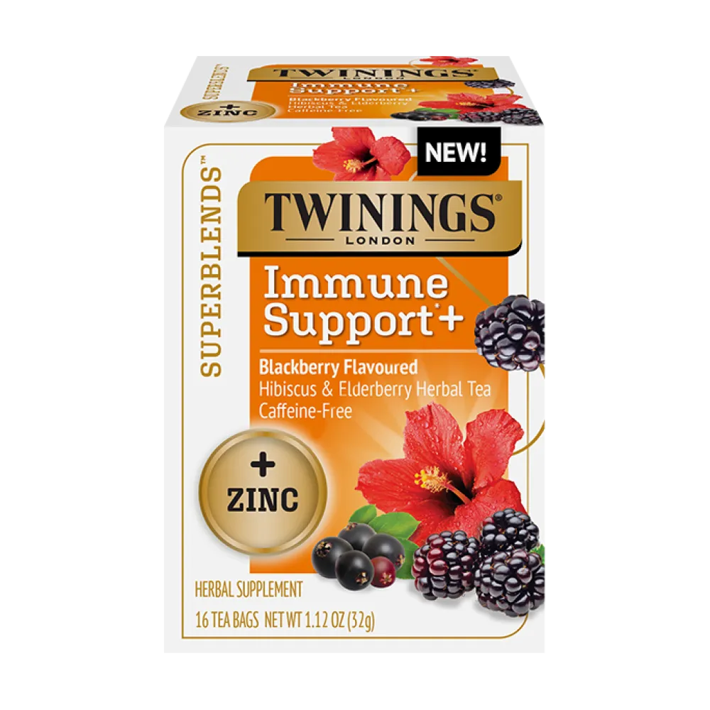 Twinings Immune Support+ Zinc 16s- Twinings