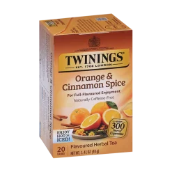 Twinings Orange & Cinnamon Spice Herbal 20s- Twinings