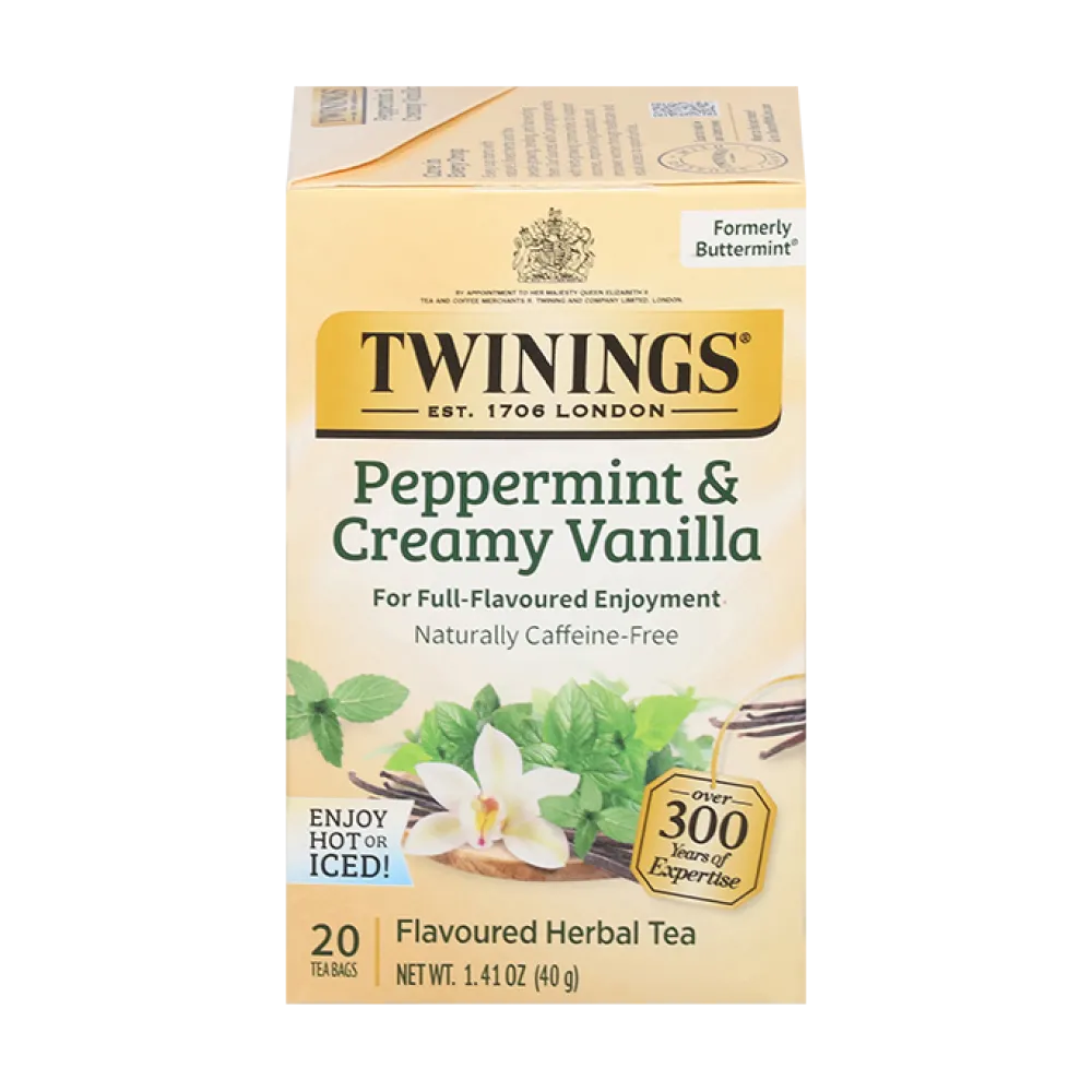 Twinings Peppermint & Creamy Vanilla 20s- Twinings