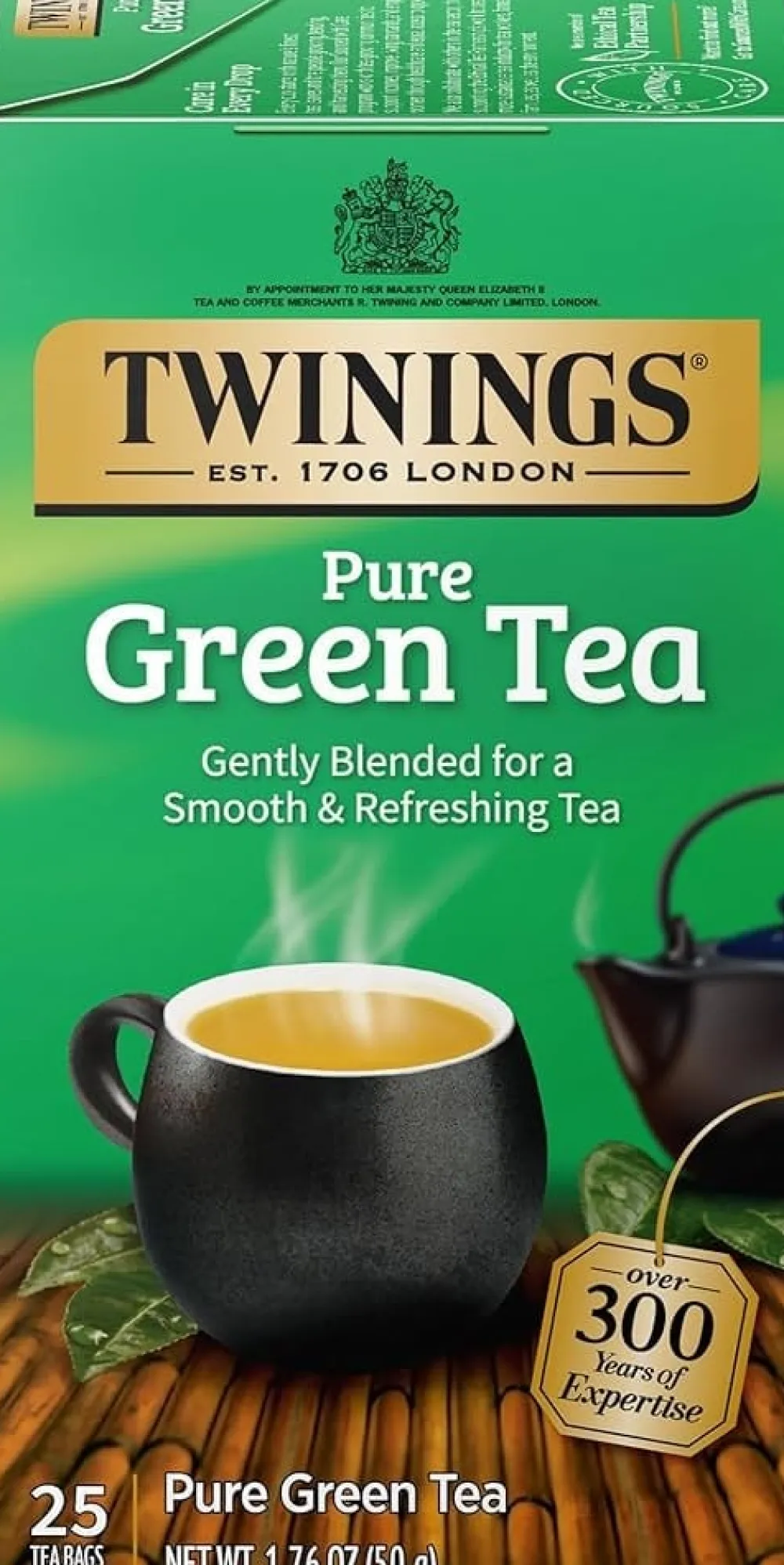 Twinings Pure Green Tea 25s- Twinings