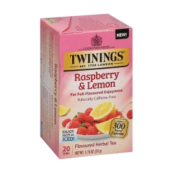 Twinings Raspberry & Lemon Herbal 20s- Twinings