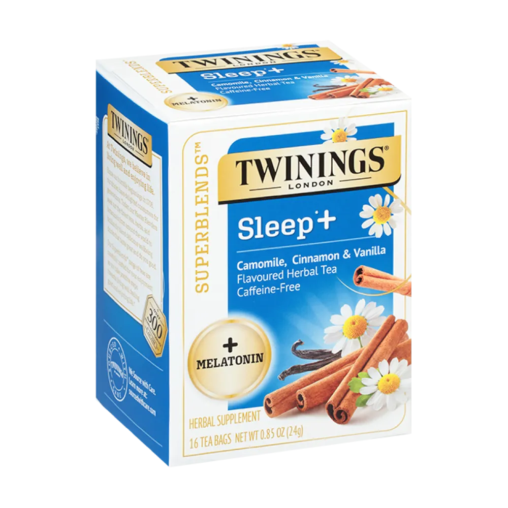 Twinings Sleep+ Melatonin Herbal 16s- Twinings