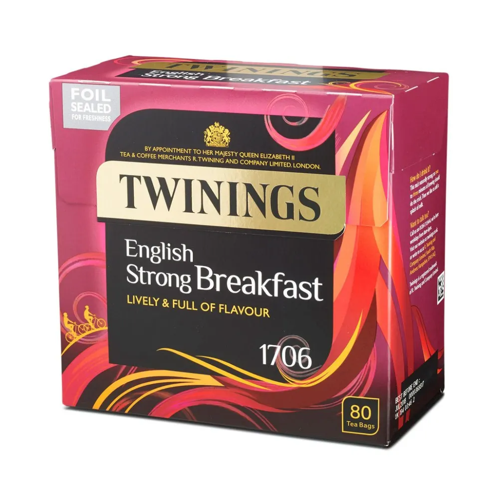 Twinings UK 1706 Strong English Breakfast 80s- Twinings
