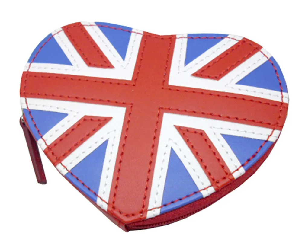 Union Jack Heart Purse- Souvenirs