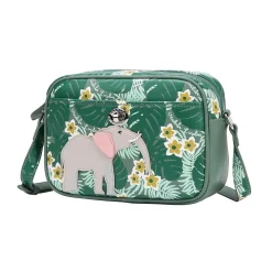 Vendula London Animal Park Elephant Motif Large Camera Bag- Vendula London