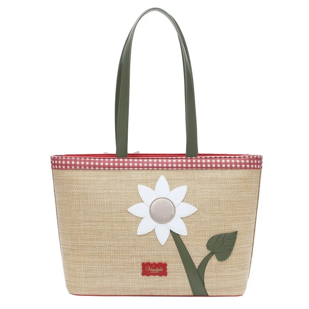 Vendula London Daisy Garden Large Tote Bag- Vendula London
