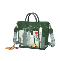 Vendula London New York City Cats & Corgis Tote- Vendula London