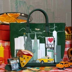 Vendula London New York City Cats & Corgis Tote- Vendula London