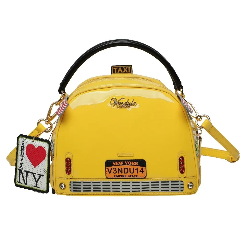 Vendula London New York City Cats & Corgis Taxi Grab Bag- Vendula London