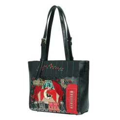 Vendula London Purrlesque Club Shopper Bag- Vendula London