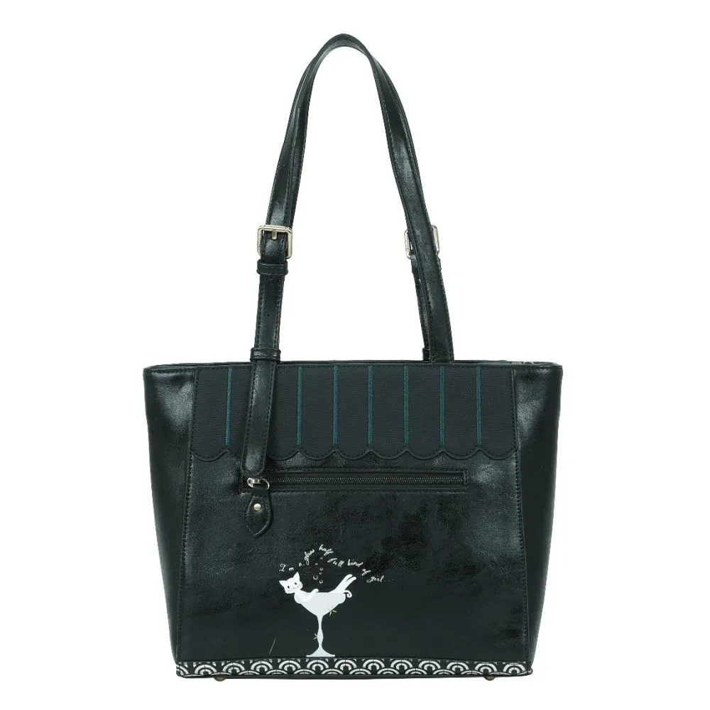 Vendula London Purrlesque Club Shopper Bag- Vendula London