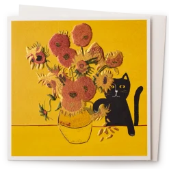 Vincent's Cat Greeting Card- Greeting Cards