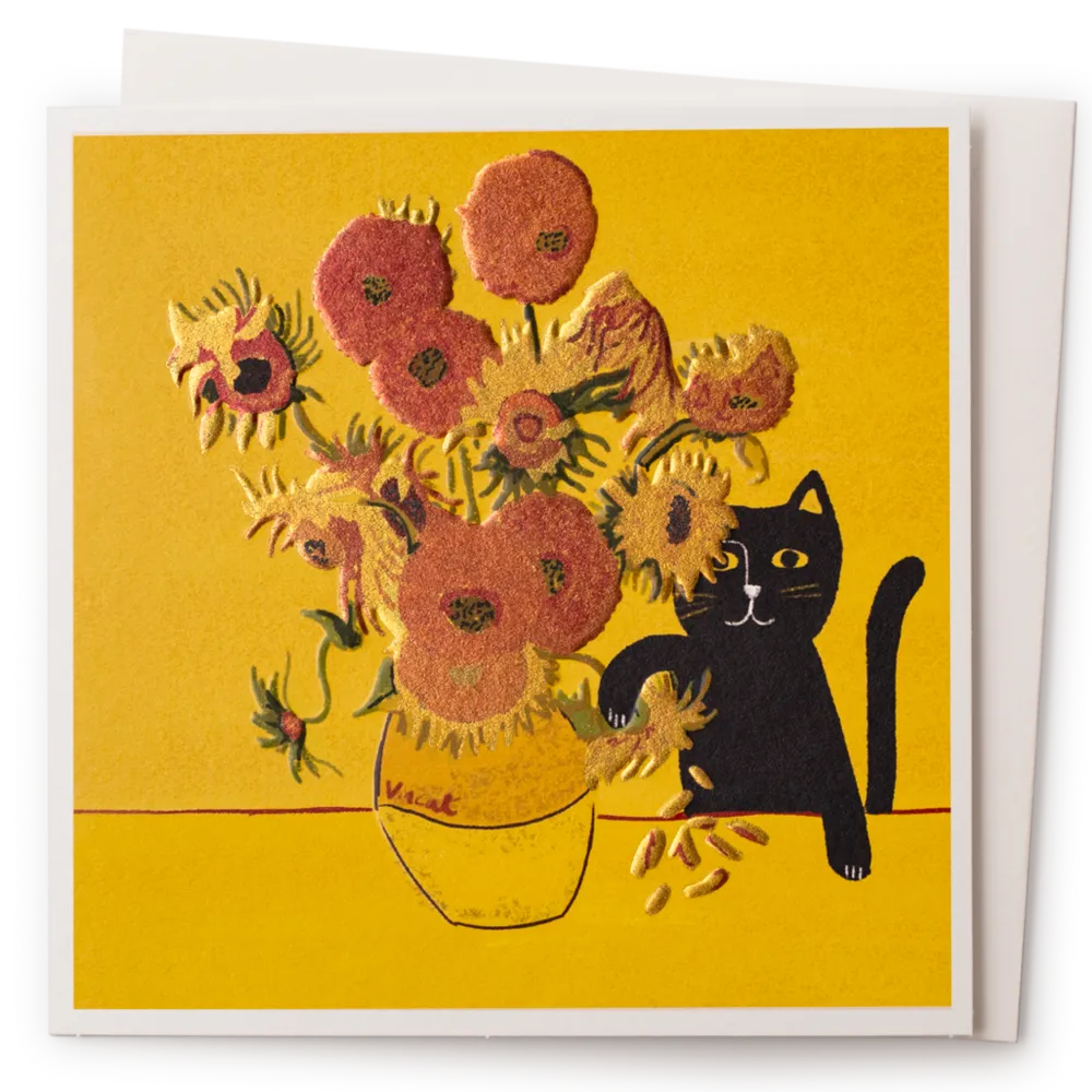 Vincent's Cat Greeting Card- Greeting Cards