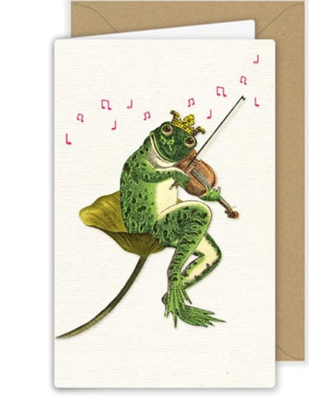 Violin Frog Birthday Card- Greeting Cards