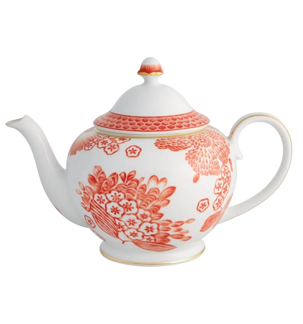 Vista Alegre Oscar de la Renta by Coralina Teapot- Teapots