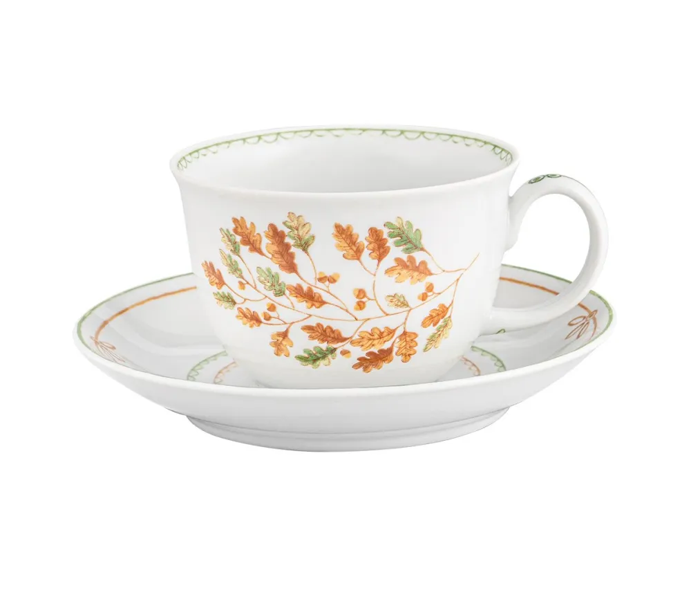 Vista Alegre x Claudia Schiffer Gudrun Teacup & Saucer- Teacups & Saucers